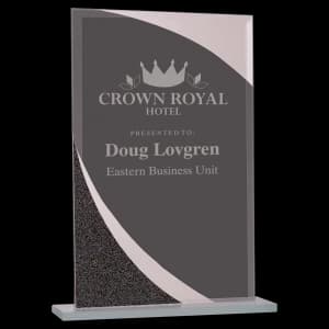Large Rectangle Designer Glass Award