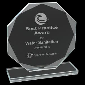 Medium Clear Glass Award
