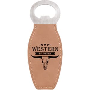 Leatherette Magnetic Bottle Opener