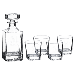750 ML Polar Camel Square Decanter Set