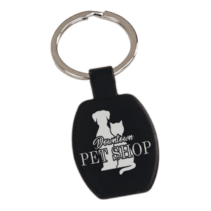 Rectangle Metal Keychain