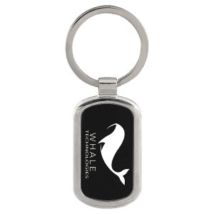 Anodized Aluminum Rectangle Keychain