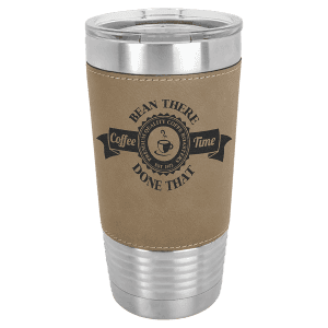 20 oz. Polar Camel Leatherette Grip Tumbler with Standard Lid
