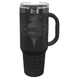 40 oz. Polar Camel ION-Plated Travel Mug with Snap Lid and Straw