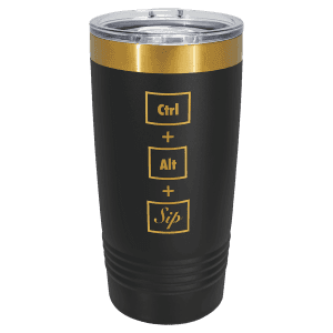 20 oz. Polar Camel ION-Plated Ringneck Tumbler with Slider Lid