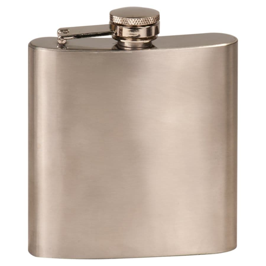 6 oz. Stainless Steel Flask - Stainless Steel