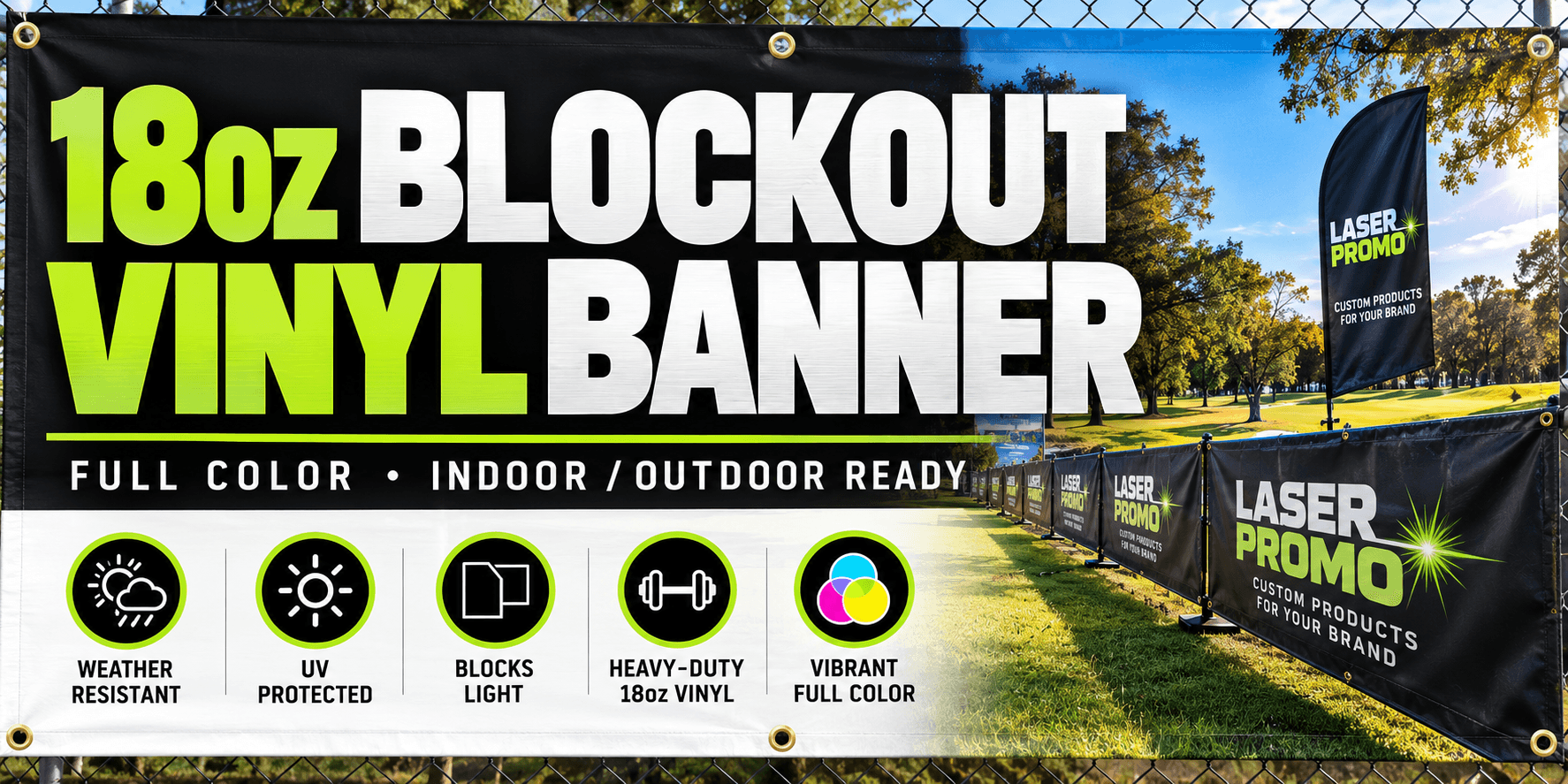 18oz Blockout Vinyl Banner